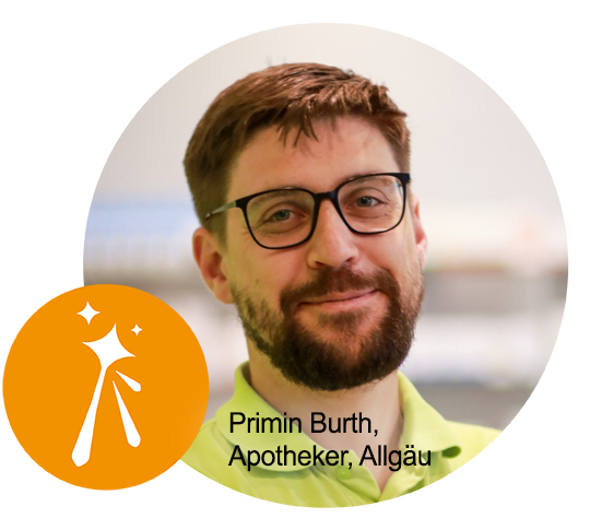 Pirmin Burth, Apotheker im Allgäu